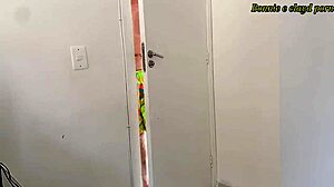 brazilian teen's tight ass fucked bent over doggystyle