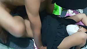 hey prank the gojek girl into bent over doggy muff dive at home 😏