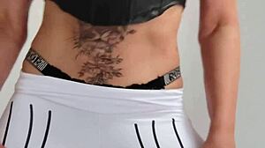 Brag124wife's Steamy Gym Cardio Tease With Big Tits Bounce