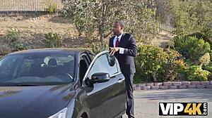 Vip4k. Hollie Mack's Tiny 18+ Mouth And Vagina Struggle With Huge Cock