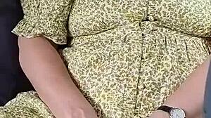 my dirty girl strokes her wet pussy wanking in the car