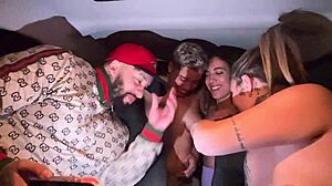 Uber Driver Joins Horny Lesbian Couple For Car Pussy Licking Orgy?