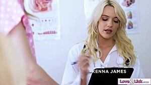 Big tits milf stepmom seduces teen with pussy licking face sitting fingering and group kissing play