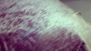 Mistress with hairy pussy deepthroats delivery boy's big cock before creampie fuck