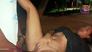 can this big ass babe handle huge cock in public street sex?