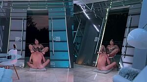 Amateur couple trades oral pussy eating deepthroat blowjob