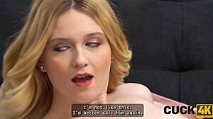 Hey cuck, your pregnant Czech wife loves fucking strangers on our sofa right?