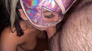 Big titted amateur babe takes hardcore pounding bent over