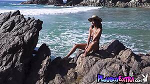 Hey check flexible latina carolina reyes stripping nude beach