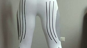 Brag124wife's Steamy Gym Cardio Tease With Big Tits Bounce