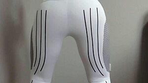 Brag124wife's Steamy Gym Cardio Tease With Big Tits Bounce