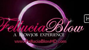 Blonde milf gives hot cfnm blowjob and facial