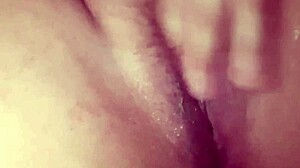 my small foreskin cock jerks best while ex teen squirts on big tits part 4
