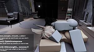 Roblox femboy gets fucked senseless begging more