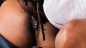 fat ebony halloween pussy wrecked by bbc anal