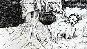 check out this vintage erotic cartoon art masterpiece