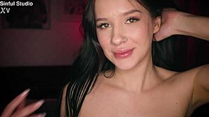 stunning brunette sofa weber moans in intense anal gaping