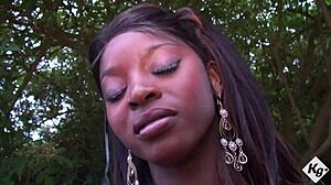 naughty british ebony walks finds dogger chokes deepthroats monster black cock