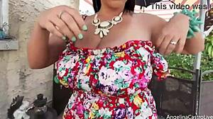 Cuban Angelina Castro Pounds Dildo Deep In Solo Fuck