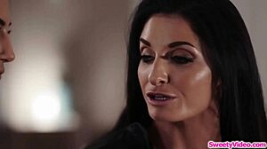 imagine your teen babysitter getting licked out by her horny lesbian boss