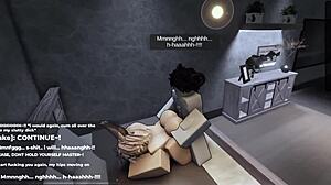 Roblox femboy gets fucked senseless begging more