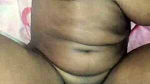 ebony star's juicy ass bent over for morning creampie pounding