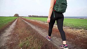 Does milf's black tights tease perfect ass enough?