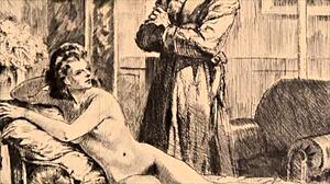 check out this vintage erotic cartoon art masterpiece