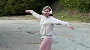 My first pornlog's free sfw tease flashes petite blonde outdoors