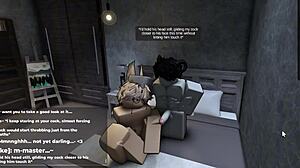 Roblox femboy gets fucked senseless begging more