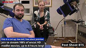 School Officer Ava Siren Chokes Deepthroats Petite Blonde Student at Work