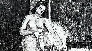 check out this vintage erotic cartoon art masterpiece