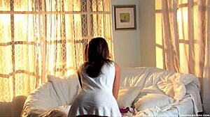 tori black strips clothes rips them masturbates teasingly