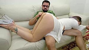 soldier's exotic anal positions with juicy latina dancer 💦🍑