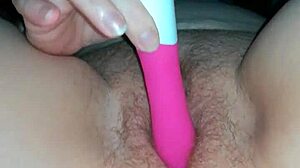 Horny Webcam Milf Squirts Shaved Pussy with Huge Dildo Toy