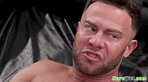 Redhead Masseuse Sucks Seth's Huge Cock Wet