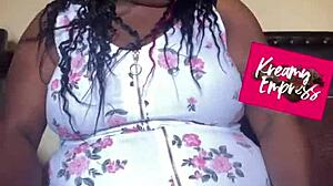 Curvy BBW Goddess Flexes Toes in Femdom Fetish Display