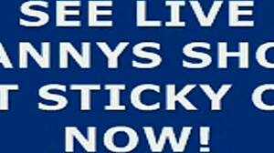 Sasha de Sade's explosive cum show