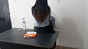 did stepdad's slutty secretary fuck me on office desk