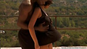 Exotic Ebony Couple Ignites Interracial Lust Frenzy