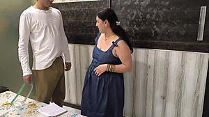 Mala Randi Fucks Tailor Bent Over for Free Dress Stitching