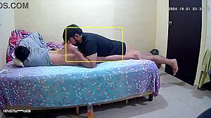 Neighbor fucks my girlfriend's ass on hidden cam!