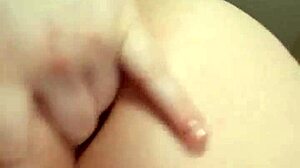 Chubby babe strips toys ass squirts juicy orgasm