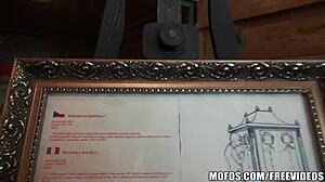 Natural Czech Brunette Model Bent Over Fucked Doggystyle Outdoors In Thong