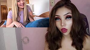 perfect busty latina girlfriend sneaking bed with horny roommate?