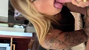 big booty latina blonde slurps cock rimjobs then rides cowgirl pov