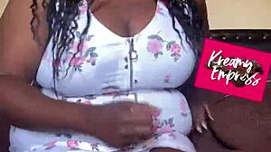 Curvy BBW Goddess Flexes Toes in Femdom Fetish Display