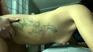 Wife Fucked Rough with Massive Cumshot on Tits