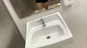 naughty latina rides cocks wildly in mall quickie frenzy