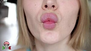 Innocent Braces Polly Begs Creamy Mouth Load